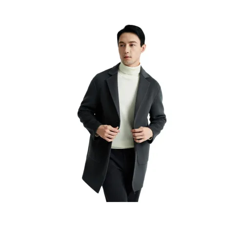 DIKENI 코코아 커피 남성 코트