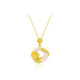 Lotus Pendant Necklace