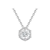 999 Fine Silver-Six-Pointed Star Necklace