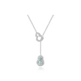 Blue Water Auspicious Blessing Necklace
