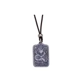 Sterling Silver Dragon Pendant & Versatile Black Cord