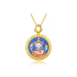Samantabhadra Bodhisattva (Dragon and Snake)-Gold Frame