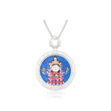 Four-Wall Guanyin (Mouse)-Silver Frame