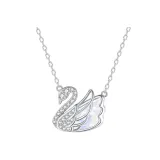 Aurora Swan Necklace