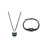 Blue Cat Clothing Sets[Necklace+Bracelet]