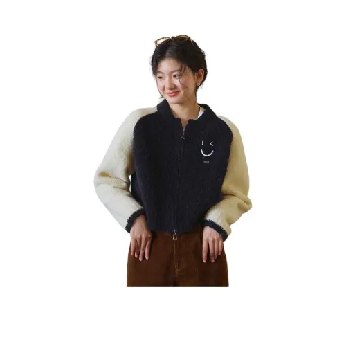 NICE PEOPLE 네이비 블루 여성 스웨터