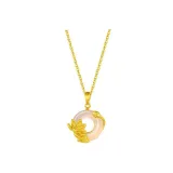 Lotus Pendant Necklace