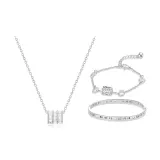 Small Round Pendant Clothing Sets[Silver]