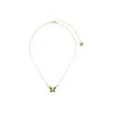 Green Butterfly Gold Necklace