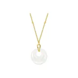 Lucky Peaceful Buckle Necklace[Gold]
