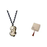 Golden Friday Chinese Auspicious Animal Pendant Bead Chain+[Classical Box]