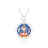 Samantabhadra Bodhisattva (Dragon and Snake)-Silver Frame