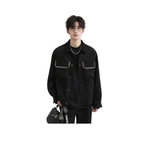 EARL JOEL 피치 블랙 남성 자켓