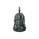 Hetian Jade Four-Armed Guanyin (Clear Water)
