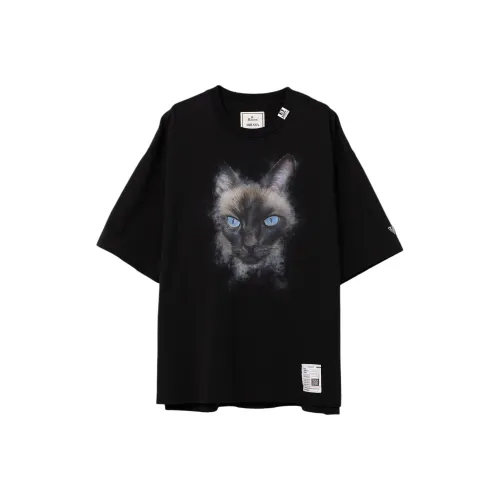Maison Mihara Yasuhiro 블랙 남성 티셔츠