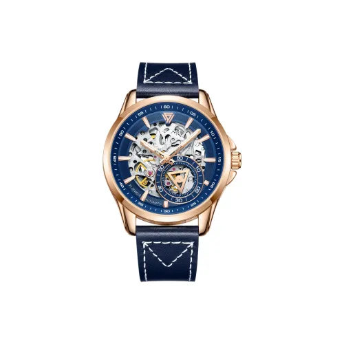 FAIRWHALE 메커니컬 무브먼트 남성 중국 시계 39mm*39mm*10mm 블루