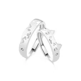 Cat and Dog Stackable Couple Rings[925 Sterling Silver]