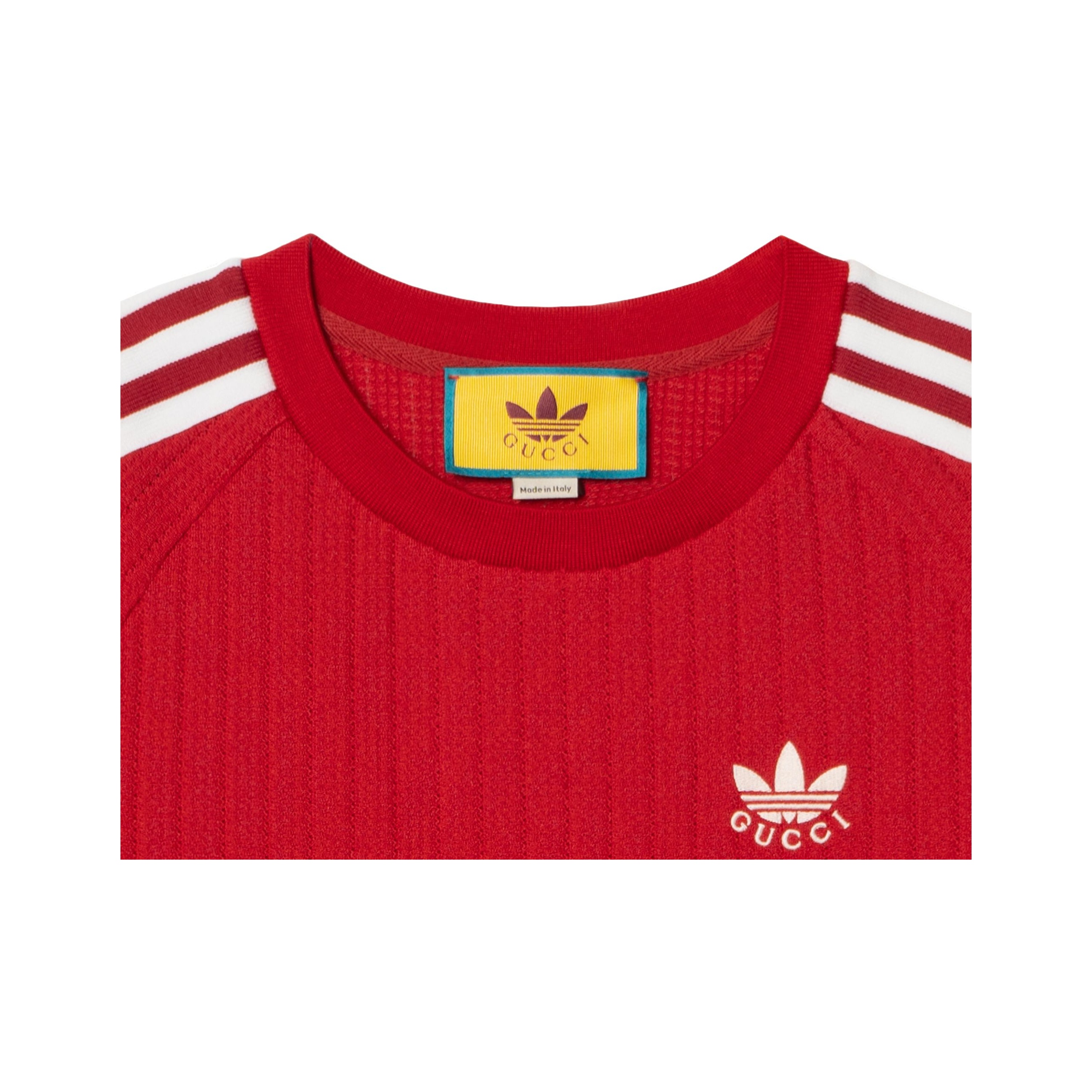 ☆ GUCCI x ADIDAS jersey t-shirt コラボTシャツ ☆ GUCCI X Adidas Jersey T-shirt Red XS - POIZON
