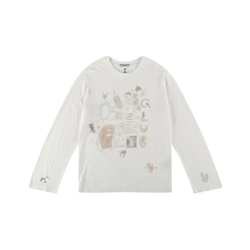 D 5 OVE White 남녀공용 티셔츠