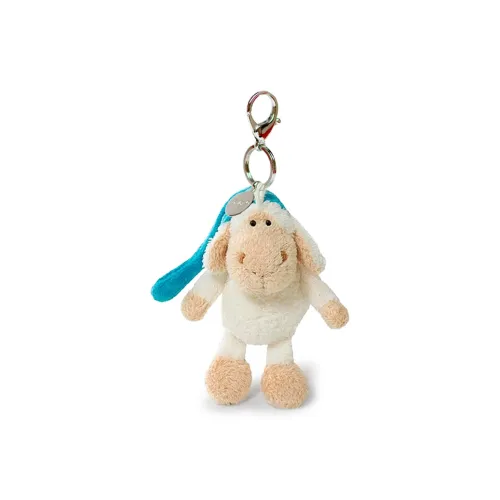 NICI Jolly Mah 바바 찹스 컬렉션 수면 캡 양 화이트 인형 플러시 펜던트 10cm 추천 신장