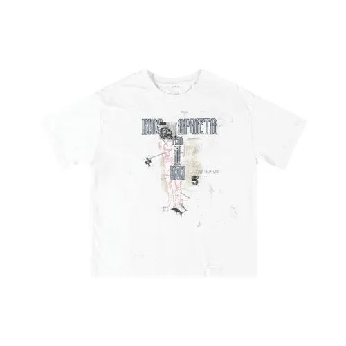 D 5 OVE White 남녀공용 티셔츠