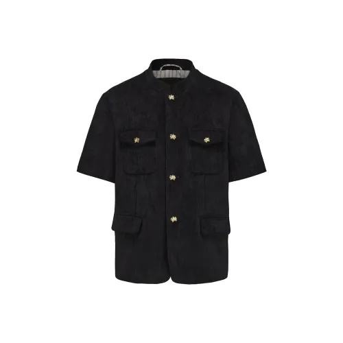 GALLIANO LANDOR 블랙 남성 셔츠