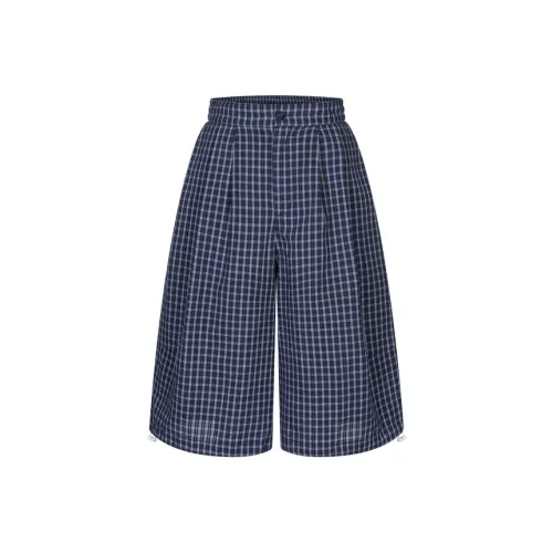 MeiHaoStore 다크 블루 남녀공용 캐주얼 반바지