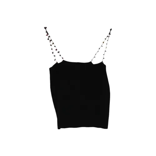 SWAYING KNIT 블랙 여성 끈 나시