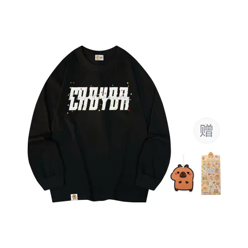 KAPIBALAXIAOHUANGTUN 남녀공용 티셔츠