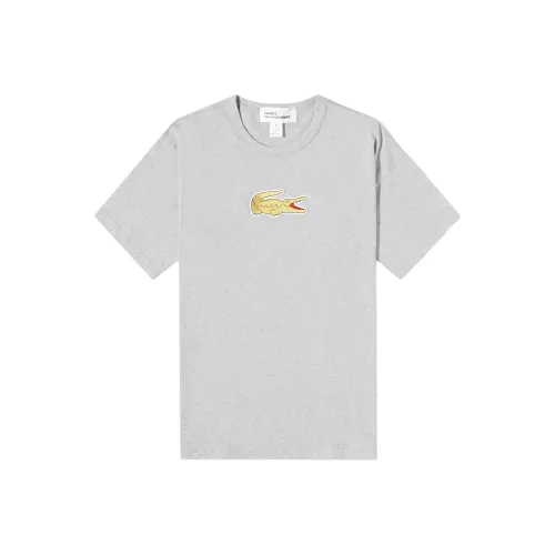 꼼데가르송 셔츠 x 라코스테 숏 슬리브 티셔츠 그레이