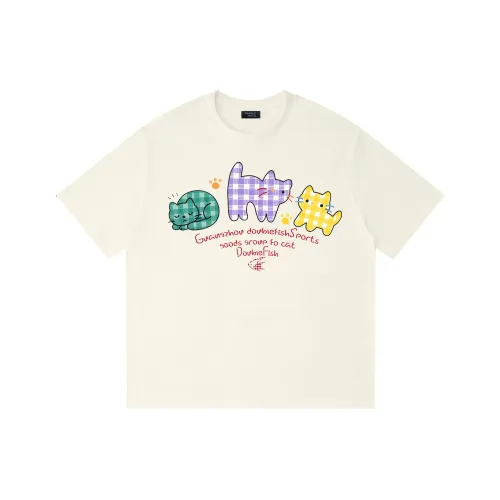 DOUBLE FISH 남녀공용 티셔츠