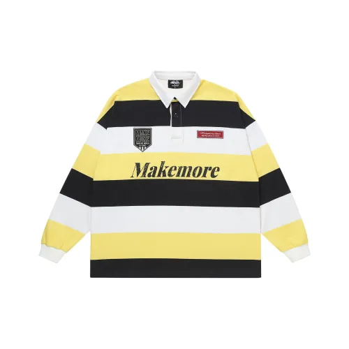 MAKEMOREKMR 남녀공용 폴로 셔츠