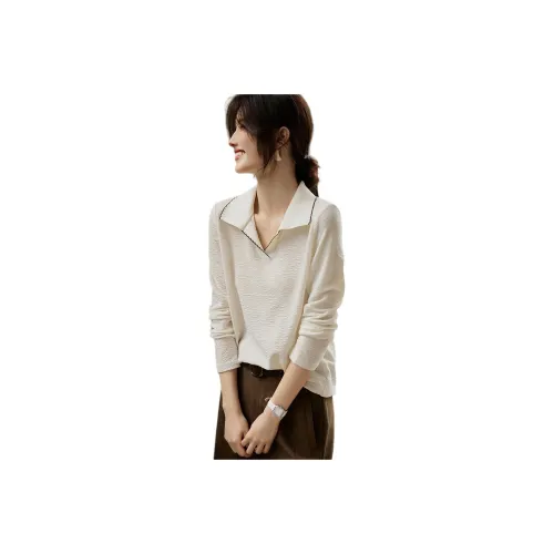 XWI 아이보리 여성 티셔츠