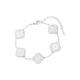 Laser Metal Five-Flower Bracelet