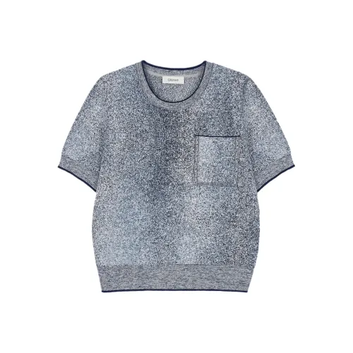 CRUSH COLLECTION 블루 여성 티셔츠