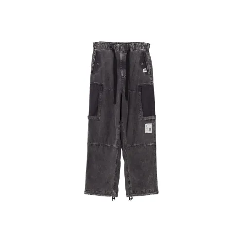 Maison Mihara Yasuhiro 블랙 남성 카고 바지