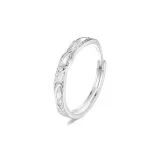 Love Frequency Men's Single Ring[999 Silver]