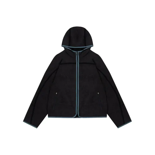 Norybrand 컬러 블록 직조 밴드 패치워크 상의 남녀공용