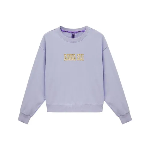 ANNA SUI 바이올렛 여성 맨투맨
