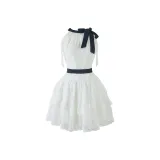 White (Butterfly Flock Fabric)