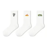 Fiery Flame-3 Pack[10A Antibacterial, Embroidery Design]