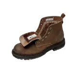 Olive Brown Fleece-Lined