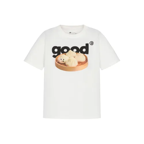 MeiHaoStore 화이트 남녀공용 티셔츠
