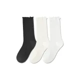 Black, Milk White, White (3 Pack)