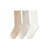 Khaki, Beige Gray, Milk White (3 Pack)