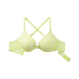 Yellow Green Letter Print