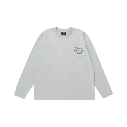 MAKEMOREKMR 커플 세트 티셔츠 For 여성 남녀공용
