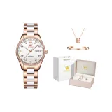 Rose Case White Dial Ceramic Strap