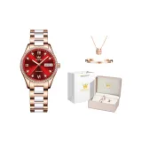 Ceramic Strap Rose Case Red Dial