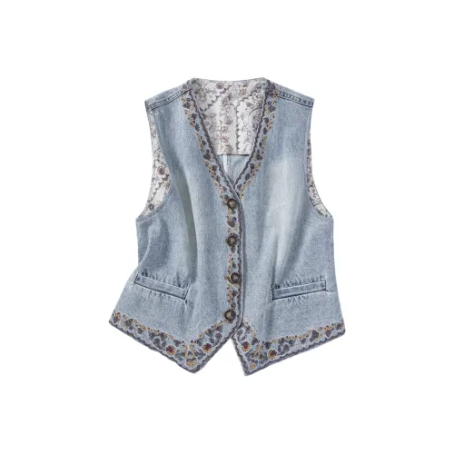 Le Alfashionline 블루 여성 민소매